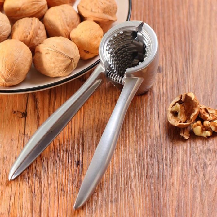 Casse-noisettes Et Crustacés En Acier Inoxydable - Multifonction Pour Noix, Noisettes, Amandes, Fruits De Mer, Poignée Ergonomique