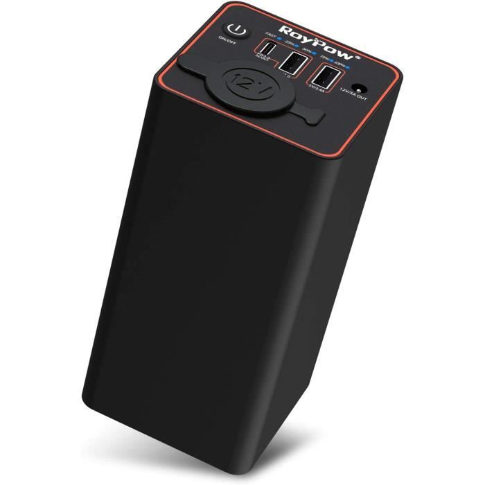 Chargeur Portable 30W USB-C Power Bank avec Pr Allume-Cigare 12V