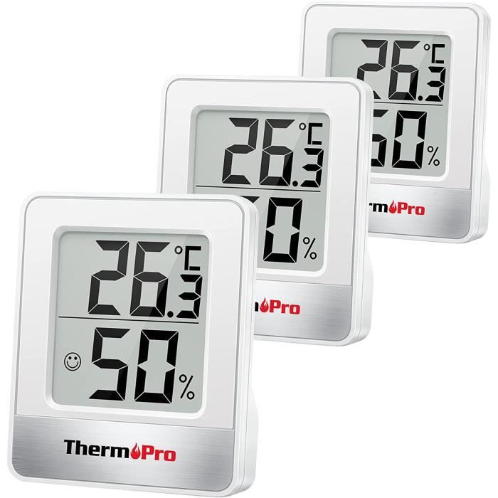 Petit thermomètre-hygromètre numérique 0+50