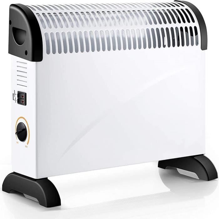 Radiateur Soufflant Duronic HV21 - 2000W - Compact Et Portable - Hiver/été - 2 Vitesses