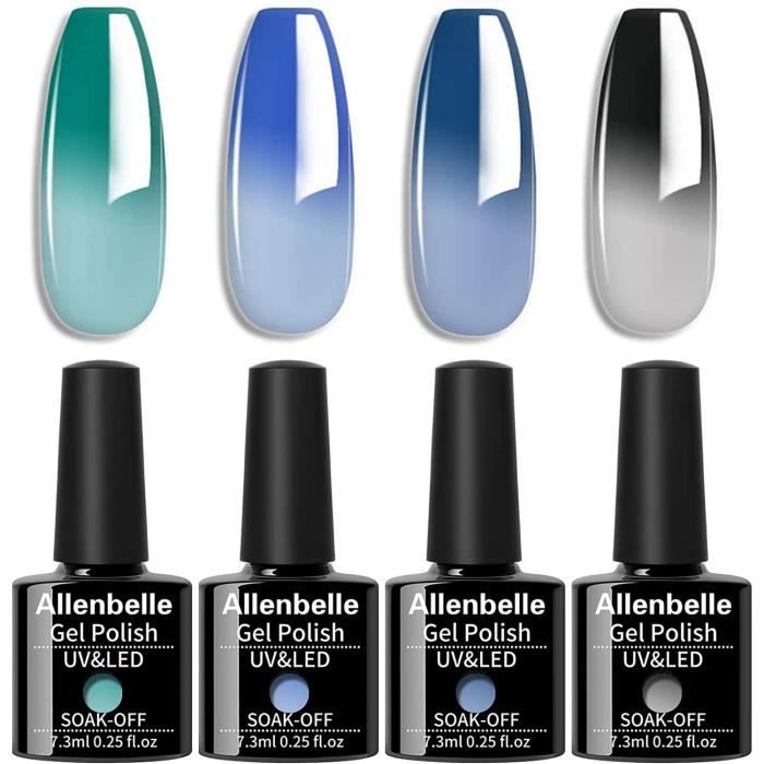 Kit de 40 Couleurs Vernis à Ongles Gel Semi-Permanent COSCELIA 5ml Gel