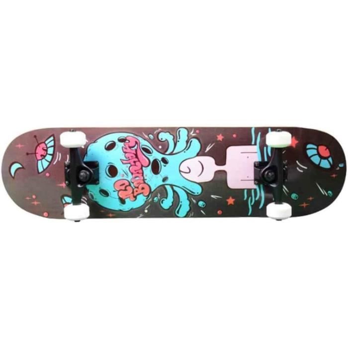 Longboard Dusters Kraken - Skateboard Long Art - Occasion En Bon état