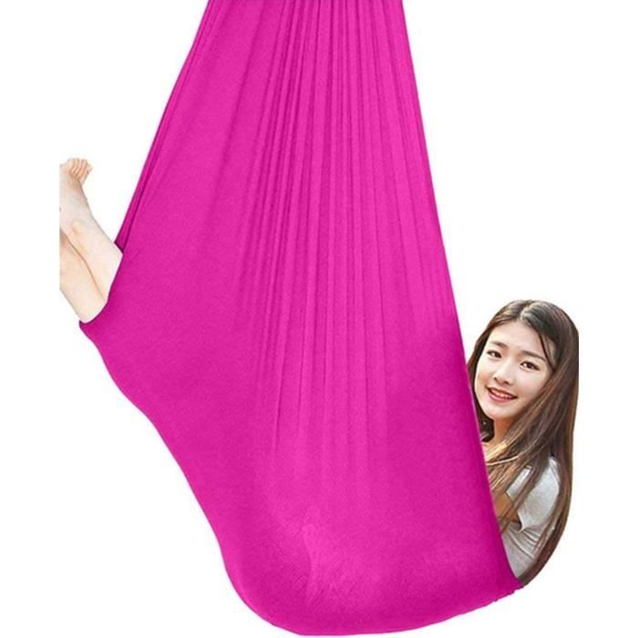 Hamac De Yoga, Balançoire Trapèze, Balançoire De Yoga En Nylon Anti Gravit Hamac Inversion Pour La Gymnastique Pilates Verticale D Entra Nement Violet