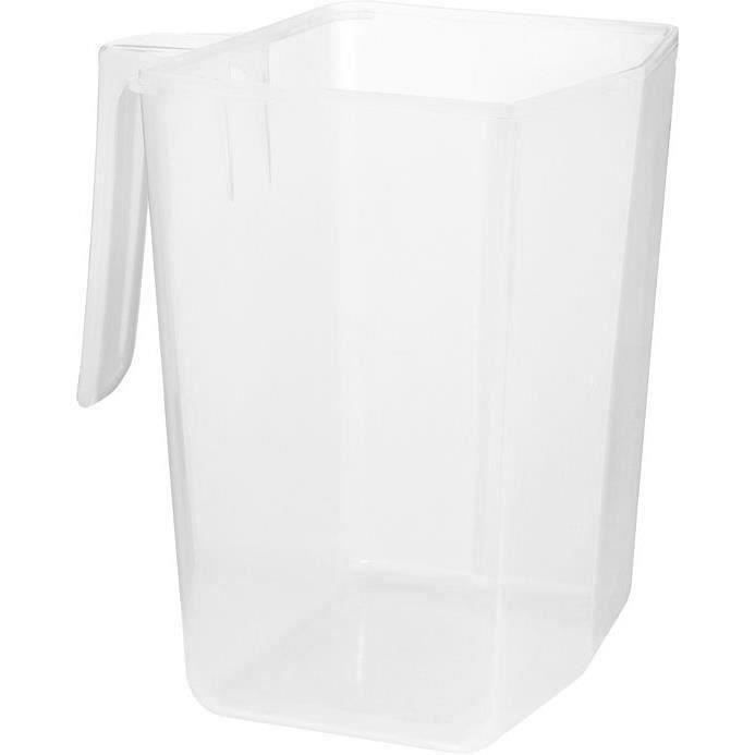 Mesure à grain - ALUMINIUM ET PLASTIQUE - 2L - Translucide - Pour alimentation animale - Graduée