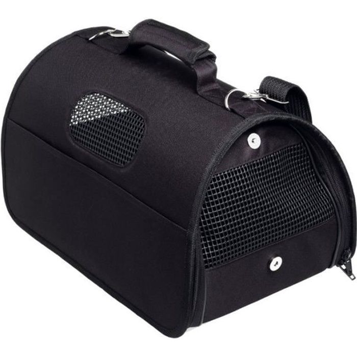 Sac De Transport Chien Chat Urban Noir L Achat Vente