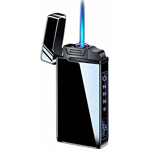Briquet électrique et Lampe de Poche en Un, Briquet Rechargeable USB à