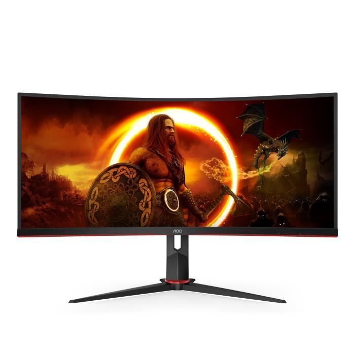 Écran PC Gaming Incurvé 34 KOORUI - 165Hz UWQHD 3440x1440, 1000R