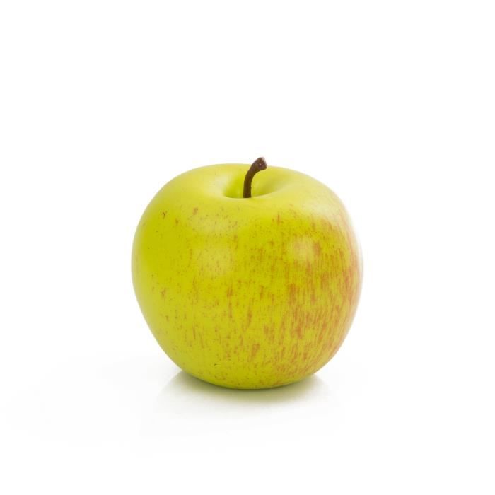 pomme artificielle vert rouge o 8 cm fruit en plastique pomme decorative artplants achat vente fleur artificielle cdiscount