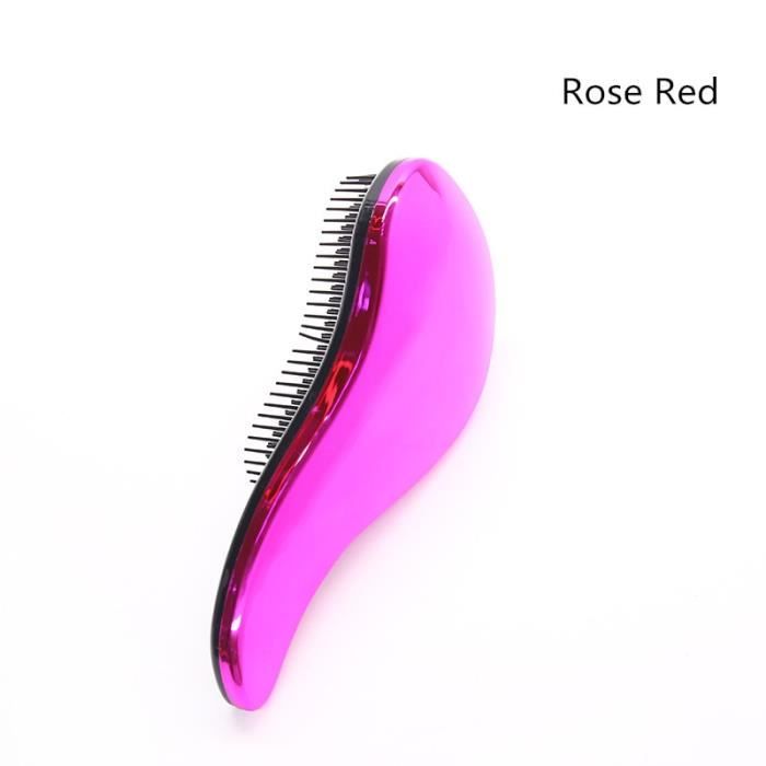 Peigne Afro Démêlant – 5 Couleurs Au Choix (rose, Bleu, Pêche, Jaune) – Idéal Pour Tous Types De Cheveux