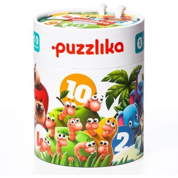 Puzzle Comptez vos amis 10 en 1 - Puzzlika - 20 pièces - Enfant - Mixte - Blanc Puzzle Comptez vos amis 10 en 1 - Puzzlika - 20 pièces - Enfant - Mixte - Blanc