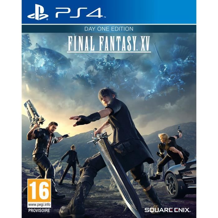 Final Fantasy XV Day One Edition Playstation 4 Aventure Square Enix Contenu exclusif Jeunes adultes