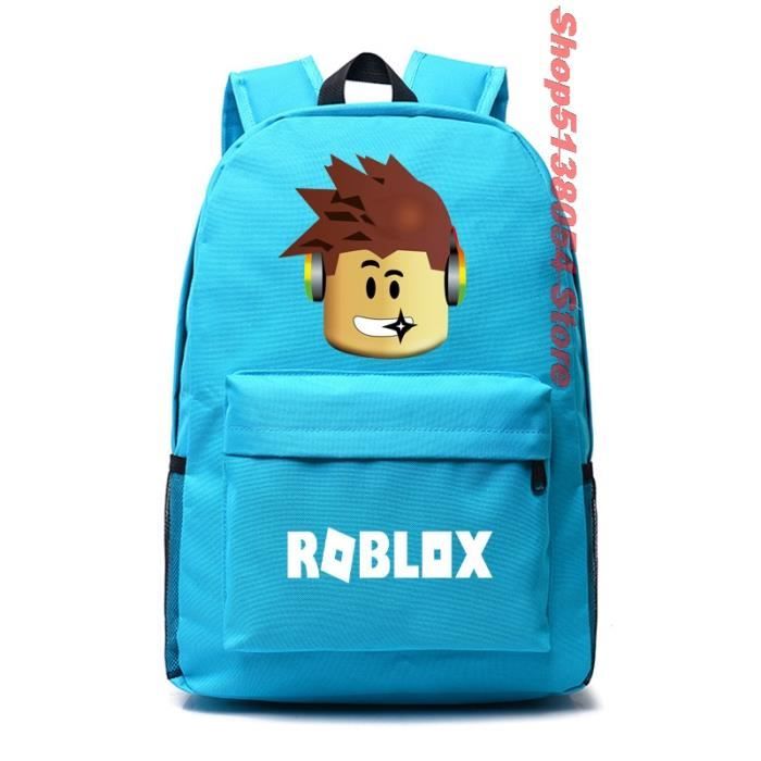treillis Sac à dos pour enfants Roblox sac à dos étudiant cadeau de fans de jeu Roblox sac à dos pour ordinateur portable sac à dos pour garçons filles adolescents Gloo Sacs d/'école