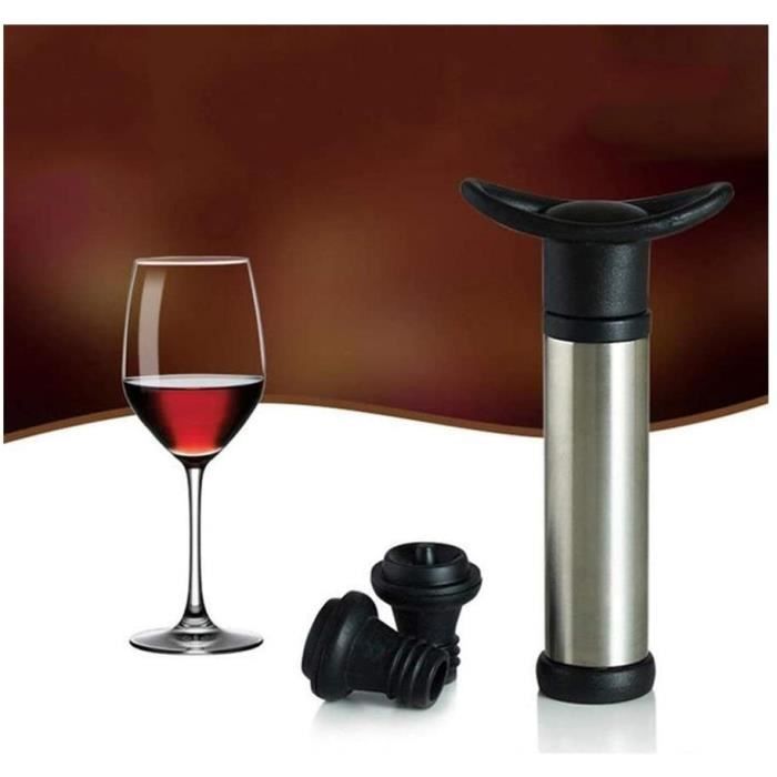 1set vin bouchon avec pompe à vide bar air Lock aérateur de garder le vin frais ^ P