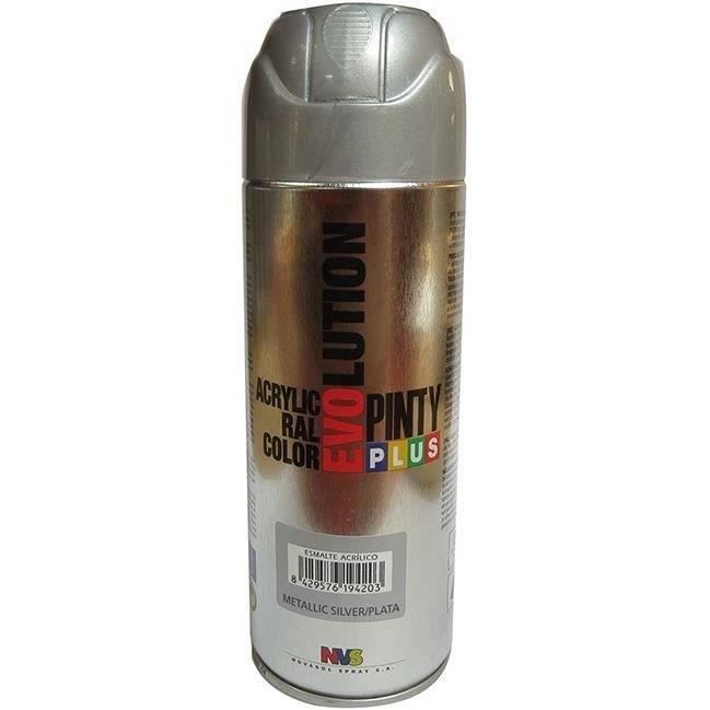 Peinture bombe - plus évolution - métallisé gris NVS268 - 400 mL