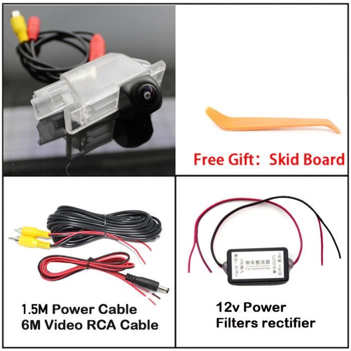 Caméra De Recul CCD Pour Citroën C4, C5, C-Triomphe - HD, étanche IP68, Câble 6m