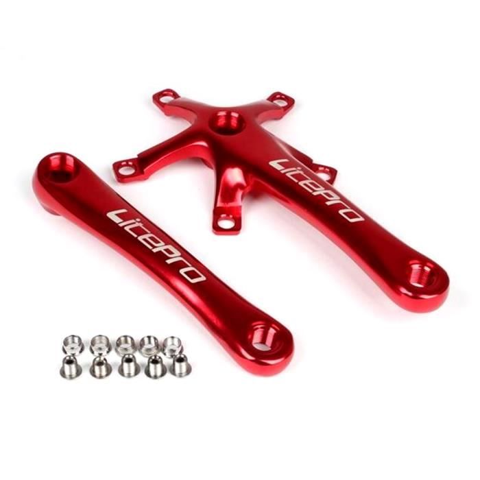 Pédalier 165 mm pour vélo de route/vélo pliant, pédalier à