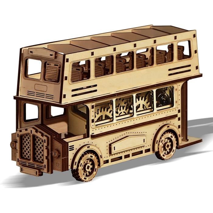 Casse-tête 3D – Maquette En Bois Otto Lilienthal – Kit De Construction Découpé Au Laser – Modèle D'avion Rétro – Pour Adultes