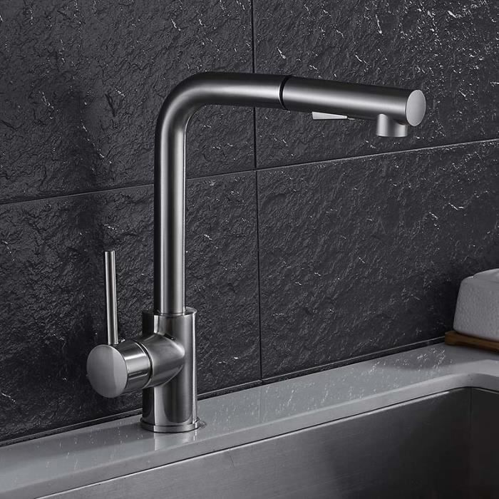 Robinet De Cuisine Brizo Artesso Extractible Avec Pré-Rinçage - Finition Or Luxe - Débit 1,8 GPM