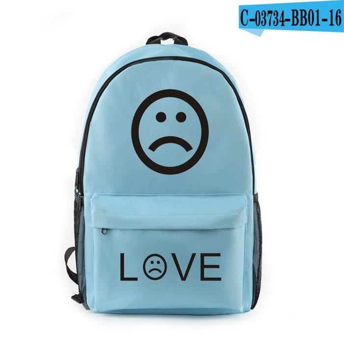 Sac dos Lil peep sac dos imprim pour hommes et femmes sac
