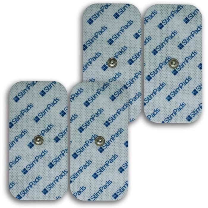 Électrodes Stimpads Pour Compex - Pack De 12 - 50x100mm & 50x50mm