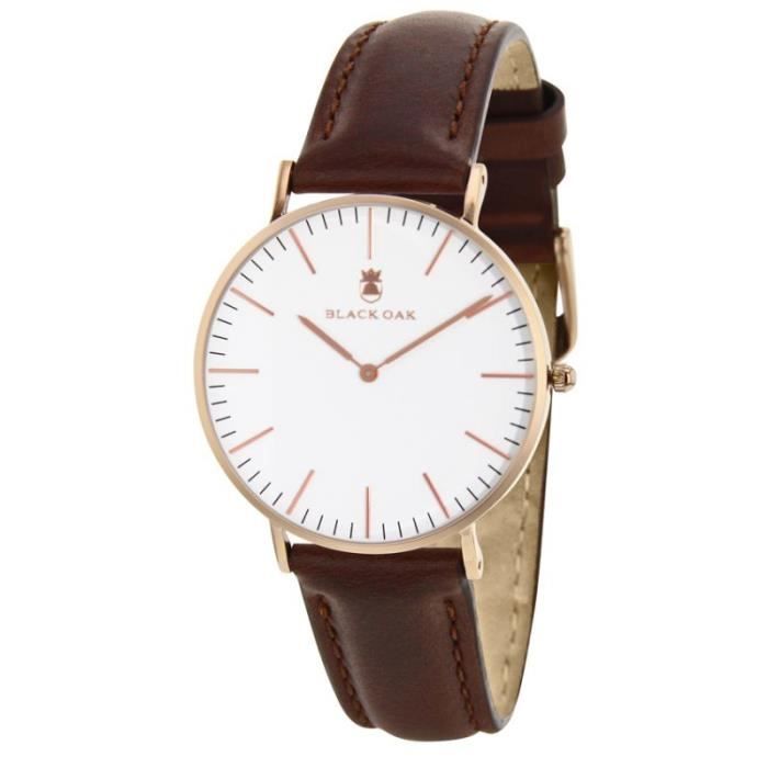 Montre BLACK OAK Homme Blanc BX5790R 136 40mm Cdiscount Bijouterie