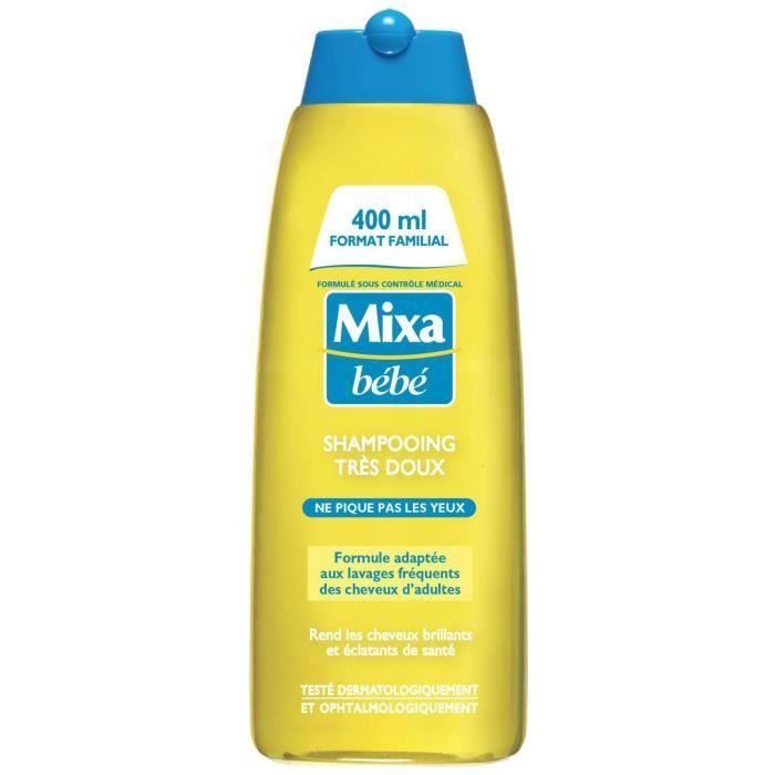 Lot De 3 Mixa Bebe Shampoing Demelant Tres Doux 400 Ml Cdiscount Puericulture Eveil Bebe