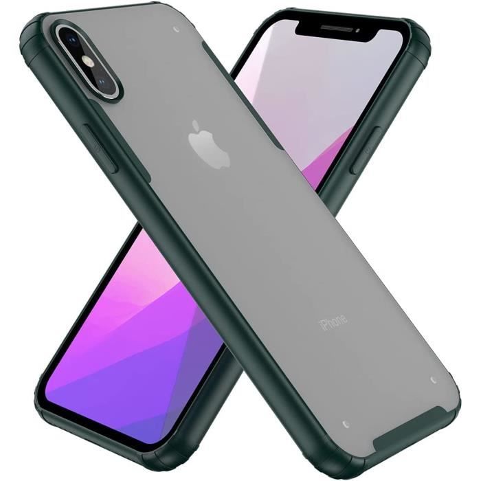 Coque Militaire Noter iPhone XS Max Antichoc Protection MicroMat PC Dur