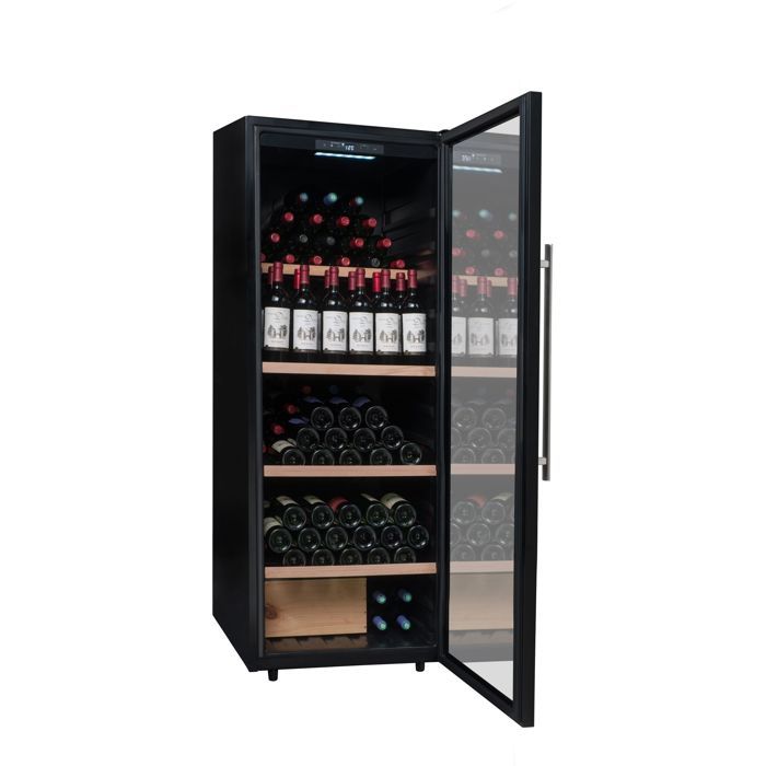 Cave de vieillissement - CLIMADIFF - CPW204B1 - 204 bouteilles - Classe G - 595 x 70 x 1588 cm - Noir