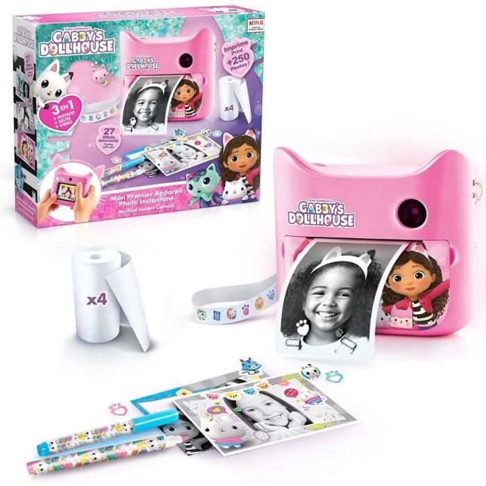 Canal Toys - Appareil Photo à Impression Instantanée Photo Creator, Selfie  et Video - Papier Thermique pour 250 Photos - Ecran LCD - dès 4 Ans - CLK  011 : : Jeux et Jouets