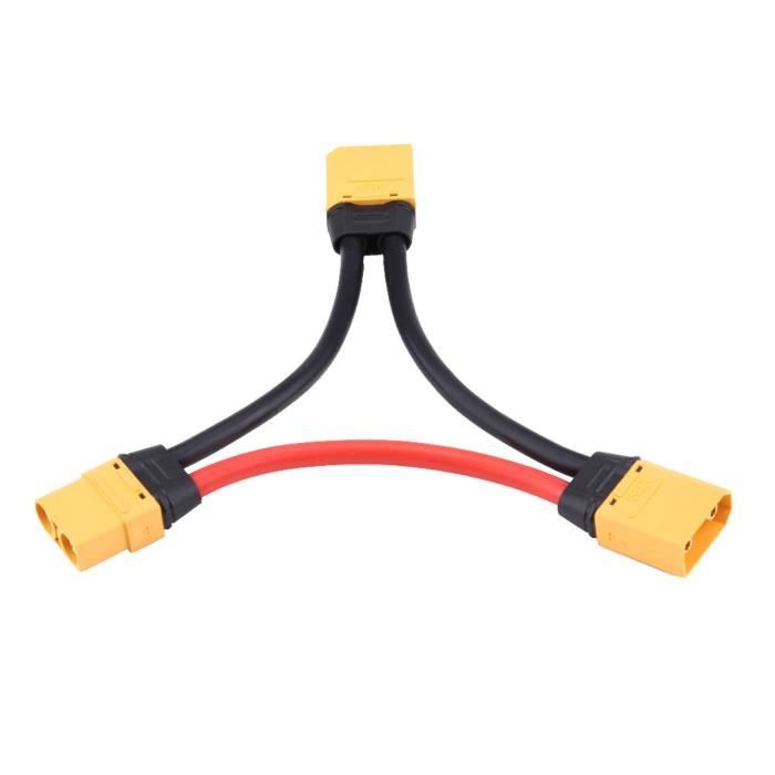 1 câble adaptateur XT90 en plastique, 10 AWG en silicone souple, accessoire RC pour batteries ESC