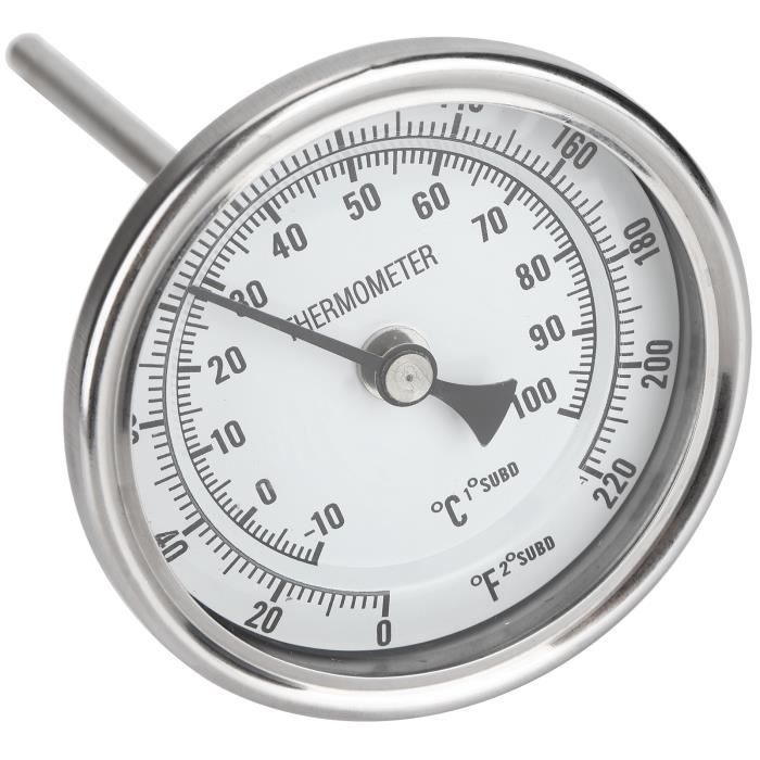 EJ.life Stainless Steel Thermometer, Kettle Temperature Gauge, Dual