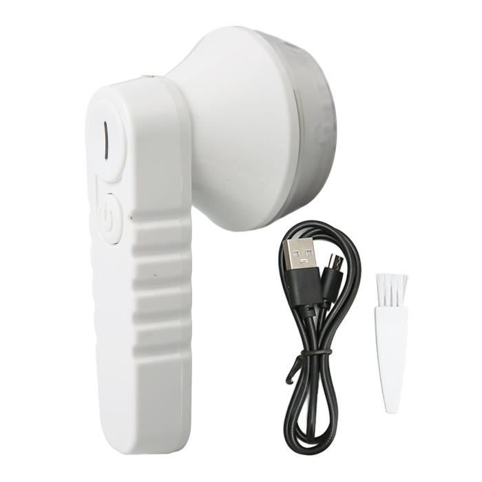 Rasoir Anti-bouloches Rechargeable 3 Vitesses - 6 Lames En Acier, Batterie 1200mAh, écran LED, Pour Vêtements Et Tissus - 5