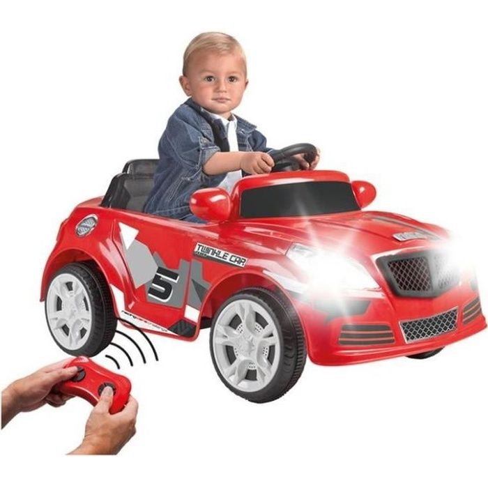 Voiture Electrique 12v Twinkle Car R C Rouge Feber Achat