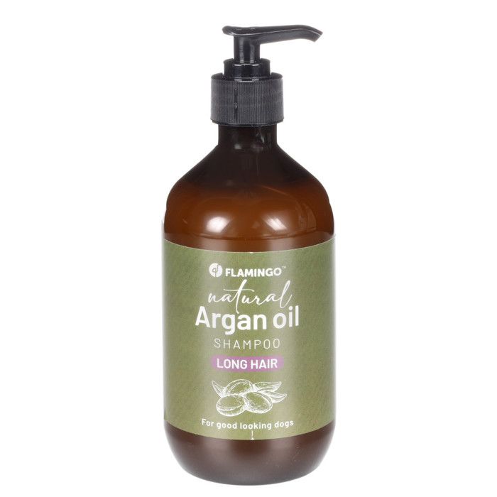 Meilleurs prix pour Shampoing Nature Races à poils longs 500 ml pour chien - Flamingo