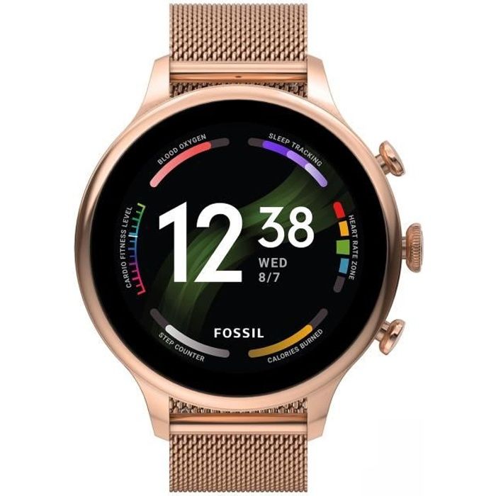 Bracelet montre sales connectee fossil