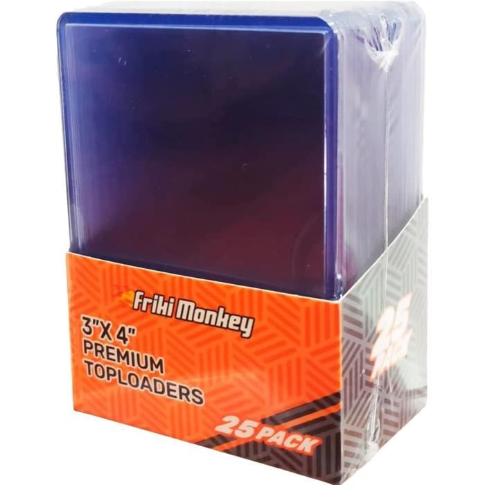 Toploader (25), pochettes pour cartes, Toploaders, 76mm x 102mm