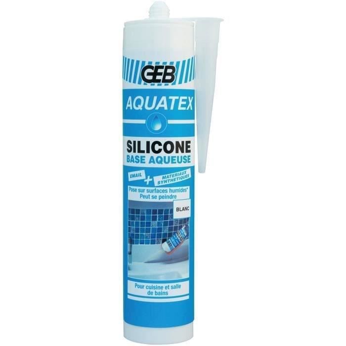 GEB Mastique Aquatex blans - 310ml