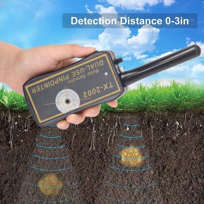Détecteur De Métaux Portable Pinpointer - Étanche, Haute Précision, Avec étui, Pour Chasse Au Trésor