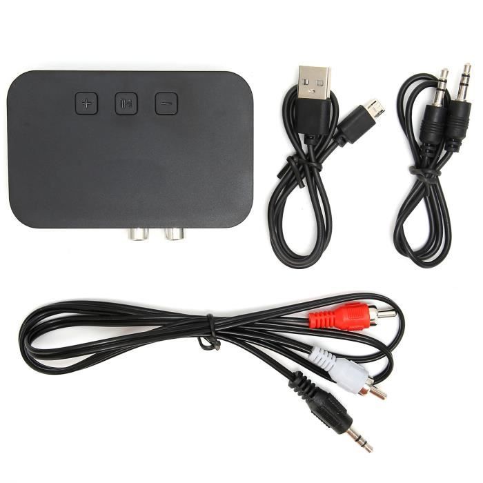 Récepteur Bluetooth USB 5.0 2,4 GHz - Adaptateur Audio AUX Vers 2RCA Stéréo Sans Fil
