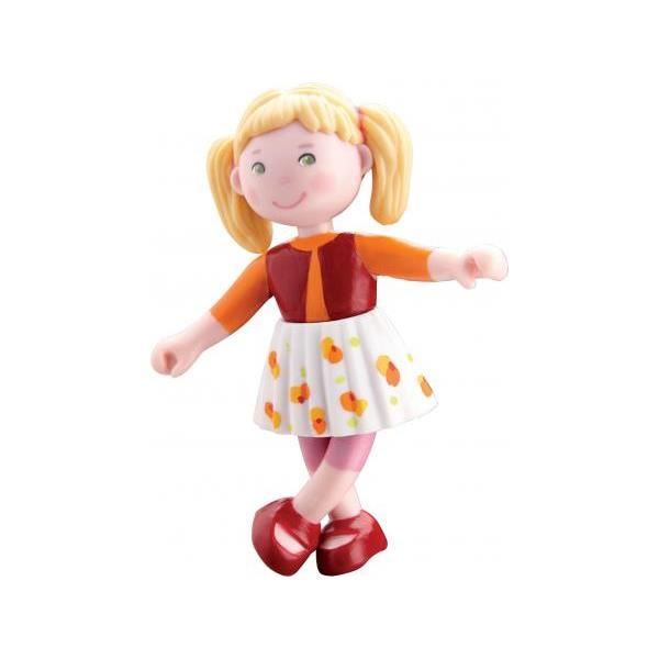 figurine milla - haba - little friends - jaune - pour enfant fille de 3 à 10 ans