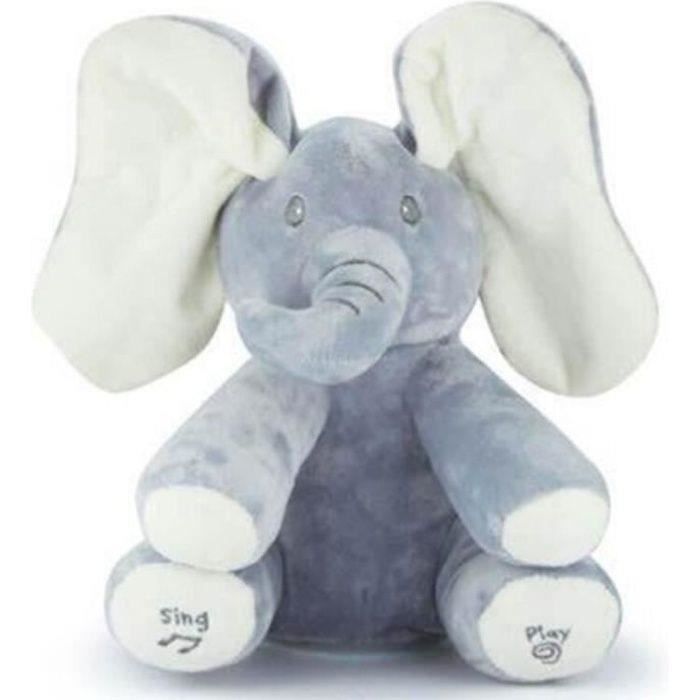 PELUCHE ELEFANTE PUGS AT PLAY PEEK A BOO MANNY - Rayuela