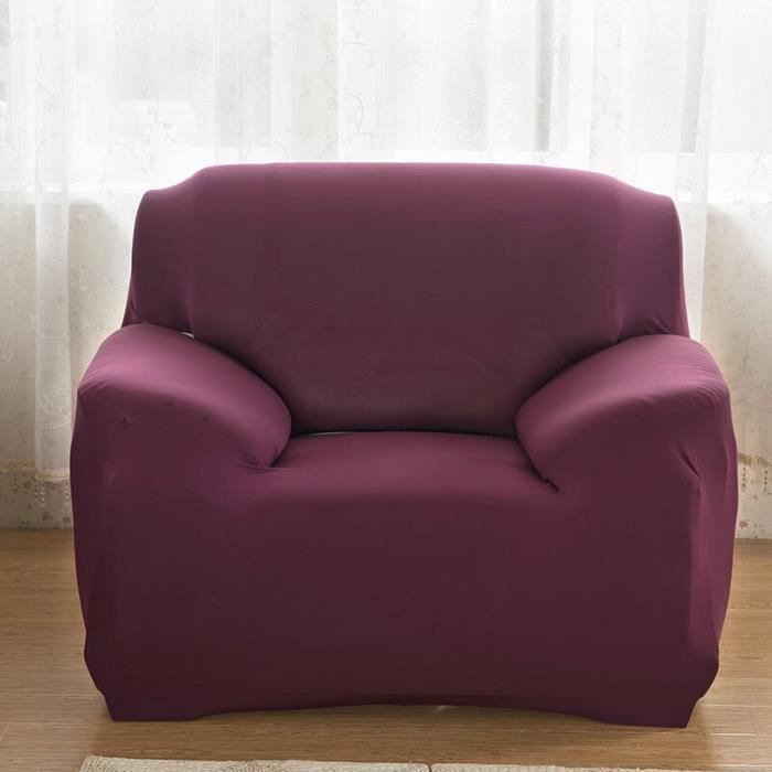 Housse de Canapé - HAOPYOU - Extensible en Polyester - 24 Couleurs - Pour Salon - 1 à 4 Places