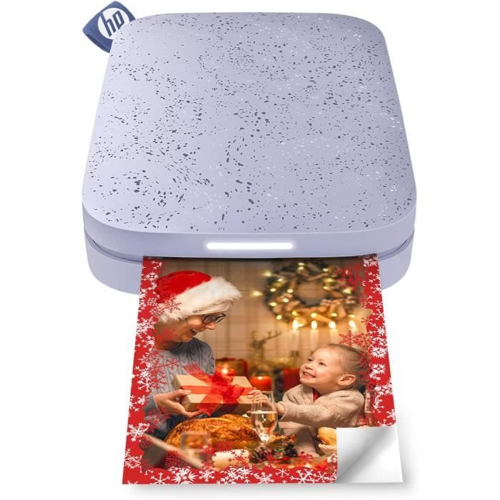 HP Sprocket Select Imprimante photo portable pour appareils Android et iOS Eclipse Imprime sur papier photo Zink à dos collant 2 3 x 3 4 pouces - vue 2