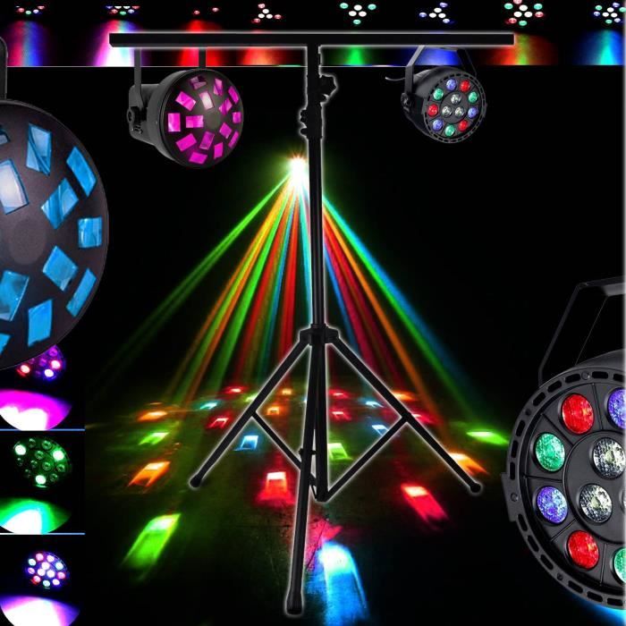 Pack Jeux de lumières PAR MINI RGBW + Mushroom Mini multi