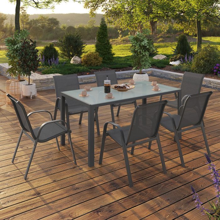 Salon de Jardin MADRID Idmarket - vue 2