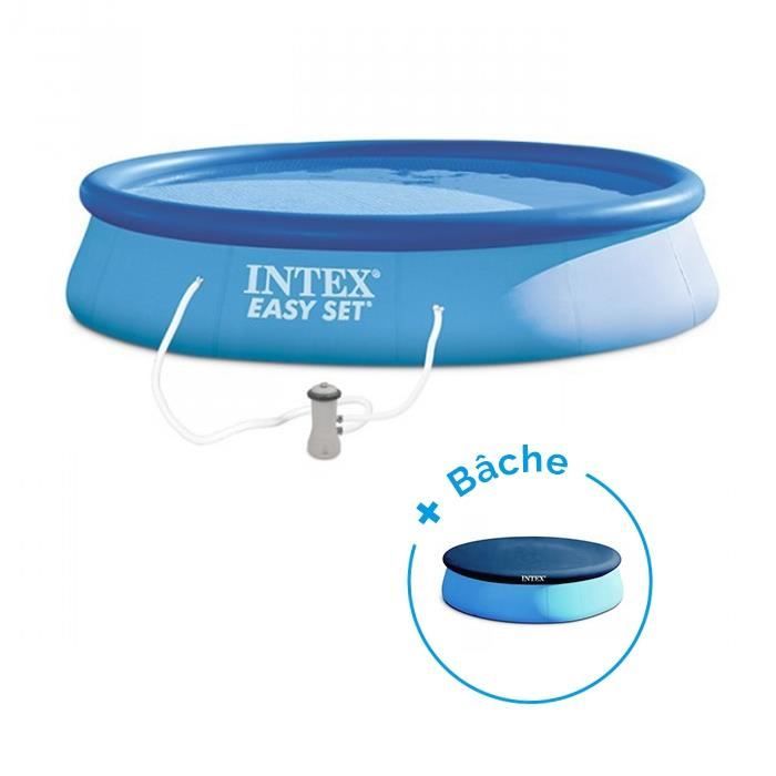 Piscine Intex Easy Set 3 66 X 0 76 Pack Piscine Autoportee Easy Set Intex 3 96 X 0 84 Cm Bache