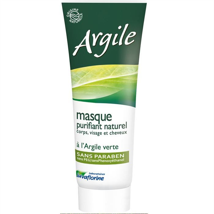 Juvaflorine Grüne Tonmaske – 2-in-1 Reinigung & Peeling, 70 G, Für Reinere Haut
