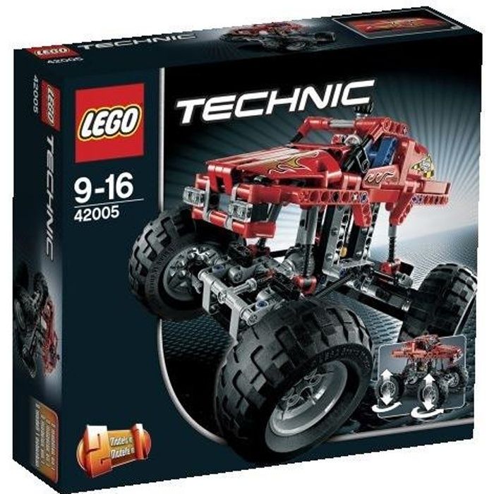 LEGO Technic Monster Truck 42005 Garcon a partir de 9 ans Cdiscount Jeux Jouets
