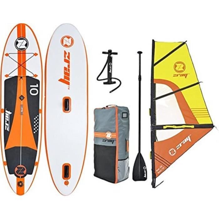 Planche De Stand Up Paddle Gonflable - Limics24 - Sup Windsurf Pro 10 Pb-Zw2 Dropstitch Pack Pagaie Voile/Gréement