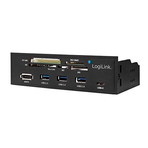 Panneau Multifonction - Logilink - UA0341 - Lecteur de Carte - USB 3.0 - eSATA - 525